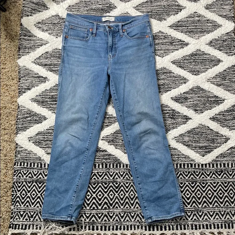 Madewell Light Blue Stovepipe Leg Jeans size 26 - Picture 1 of 6